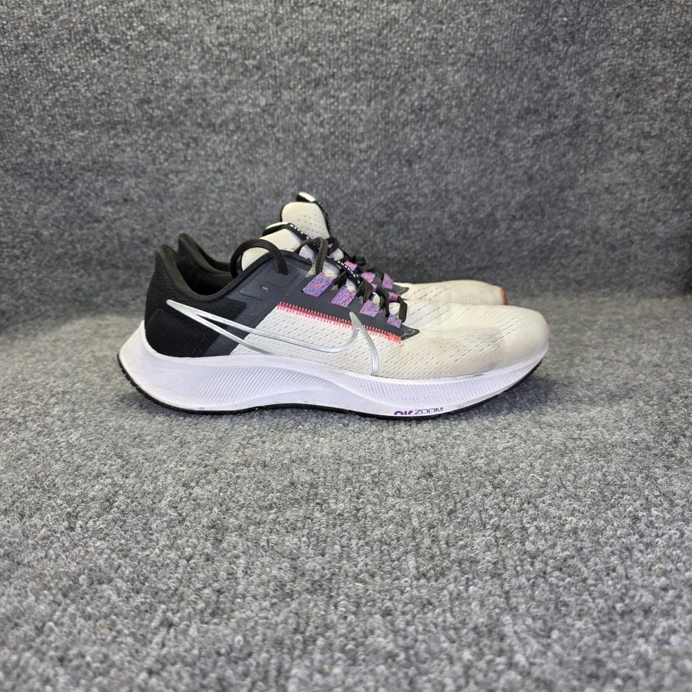 Nike Air Zoom Pegasus 38 Mens Size 9.5 Black Athletic Running Shoes Sneakers - Picture 3 of 6
